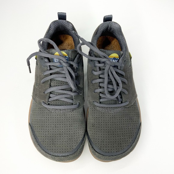 Lems Primal Zen Mens 7 / Womens 8.5 US Shoes Grey Suede Zero Drop Hiking Walking - Picture 4 of 9